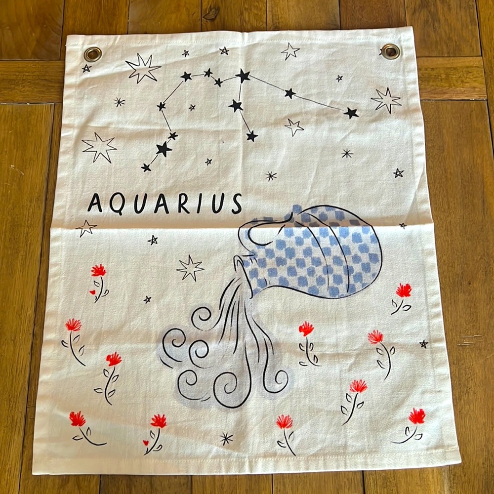 Aquarius flag / tapestry decor